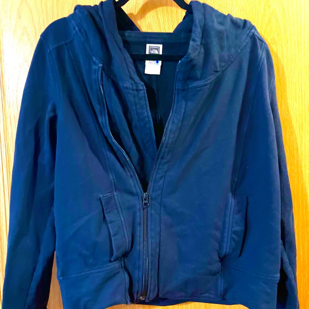 Black The North Face Zip-Up Hoodie